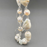 Estate SS FWP Baroque Pearl 44” Necklace
