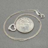 Estate Tiffany & Co. Peretti SS Mini Open Heart Pendant