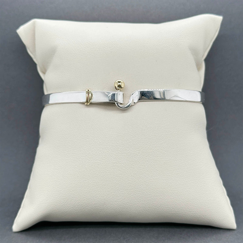 Estate Tiffany & Co. SS 18 Hook & Eye Bracelet