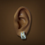 Estate David Yurman SS 14 Cable Collectibles Hoop Earrings