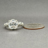 Estate Judith Ripka SS CZ Ring