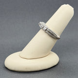 Estate Judith Ripka SS CZ Stacking Ring