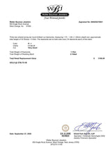 Estate 14K W Gold 1.15ctw Diamond 3 Row Ring