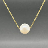 Estate 14K Y Gold 10.15mm FWP Pendant