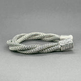 Estate SS Twisted Woven Bracelet
