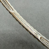 Estate Judith Ripka SS CZ Bangle Bracelet