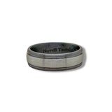 Tantalum 6mm Band with Platinum Center Inlay 9