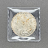 Estate 0.9 Silver 1921 US Morgan Dollar Brilliant Uncirculated with Light Gold Obverse Toning UNC