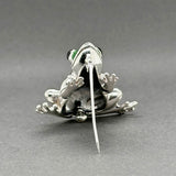 Estate SS Frog Brooch