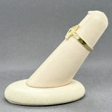 Estate 14K Y Gold Crucifix Ring