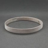 Estate Tiffany & Co. SS Somerset Mesh Bangle Bracelet