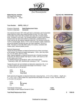 Estate 14K W Gold 1.22ctw H-I/SI1-I2 Diamond Heart Pendant