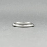 Estate 14K W Gold 2.16mm Polished Ring