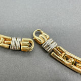 Estate 18K TT Gold 2.91ctw H-I/SI1-2 Diamond Necklace