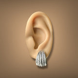 Estate David Yurman SS 18 Thoroughbred Shrimp Earrings