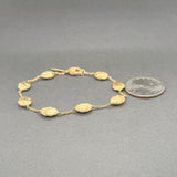 Estate Marco Bicego 18KY Gold 8 Station Siviglia Bracelet