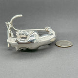 Estate SS Panther Cuff Bracelet