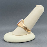 Estate 14K Y Gold O2.76ct Sardonyx Signet Ring