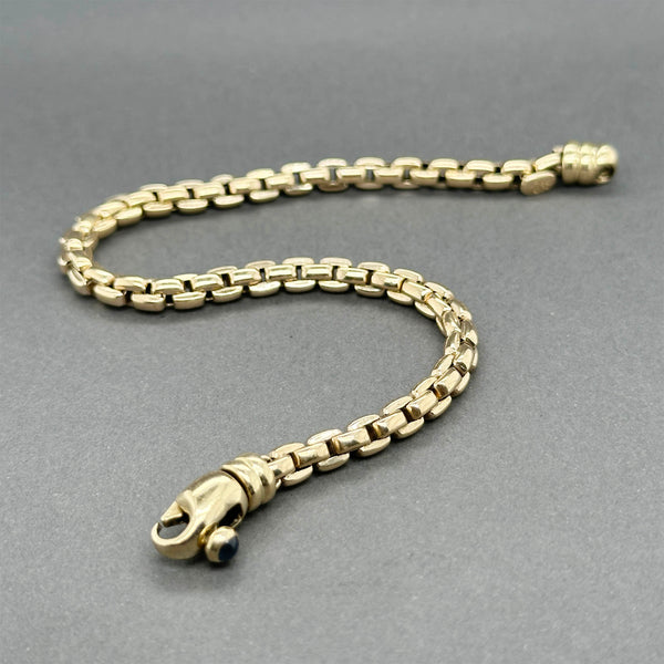 Estate 14K Y Gold 4.71mm Box Bracelet