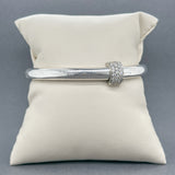 Estate Slane & Slane SS Diamond Bangle Bracelet
