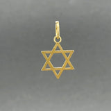 Estate 18K Y Gold Star of David Pendant