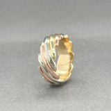 Estate 14K Tri-Color Gold Ring