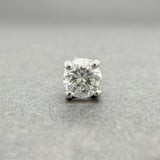 Estate 14K W Gold 0.15ct H/VS2 Diamond Single Stud Earring