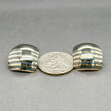 Estate SS 14 Morell Stud Earrings