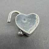Estate Tiffany & Co. SS Heart Lock Pendant