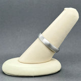 Estate Platinum 4.20mm Brushed Ring