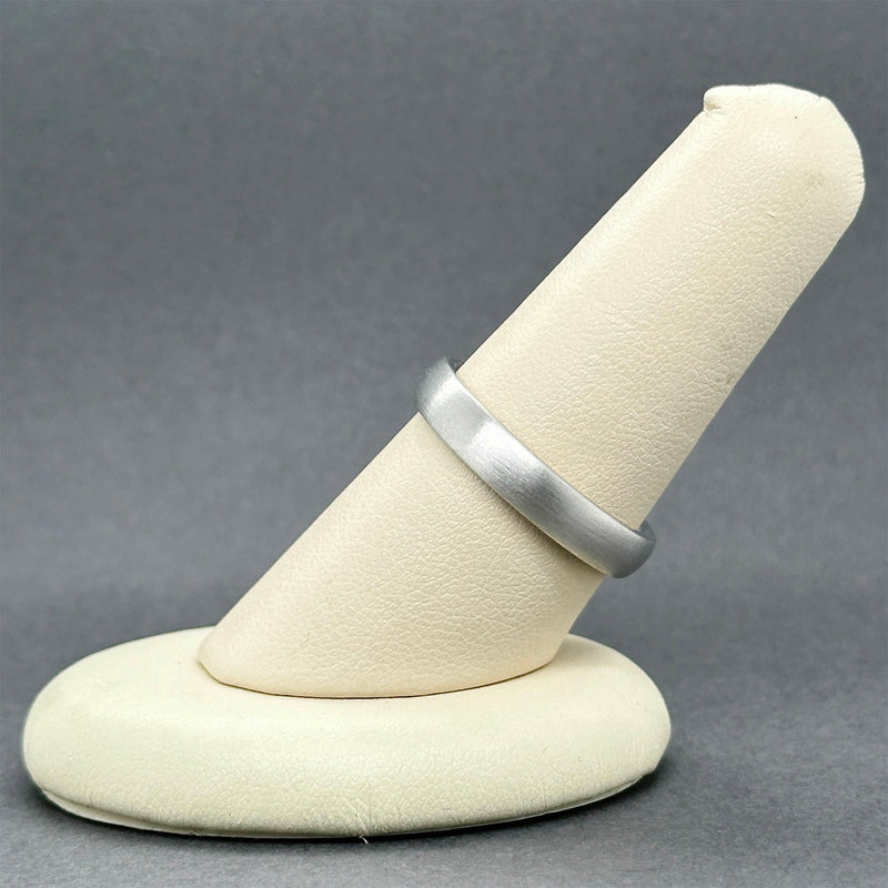 Estate Platinum 4.20mm Brushed Ring