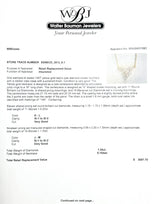 Estate 14K Y Gold 1.55ctw J-M/SI1-2 Diamond V Necklace