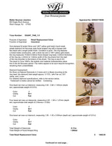 Estate SS 14 Art Nouveau 0.17ctw Diamond Ring