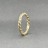 Estate 14K Y Gold 2.72mm Twisted Ring