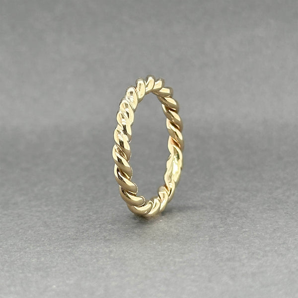 Estate 14K Y Gold 2.72mm Twisted Ring