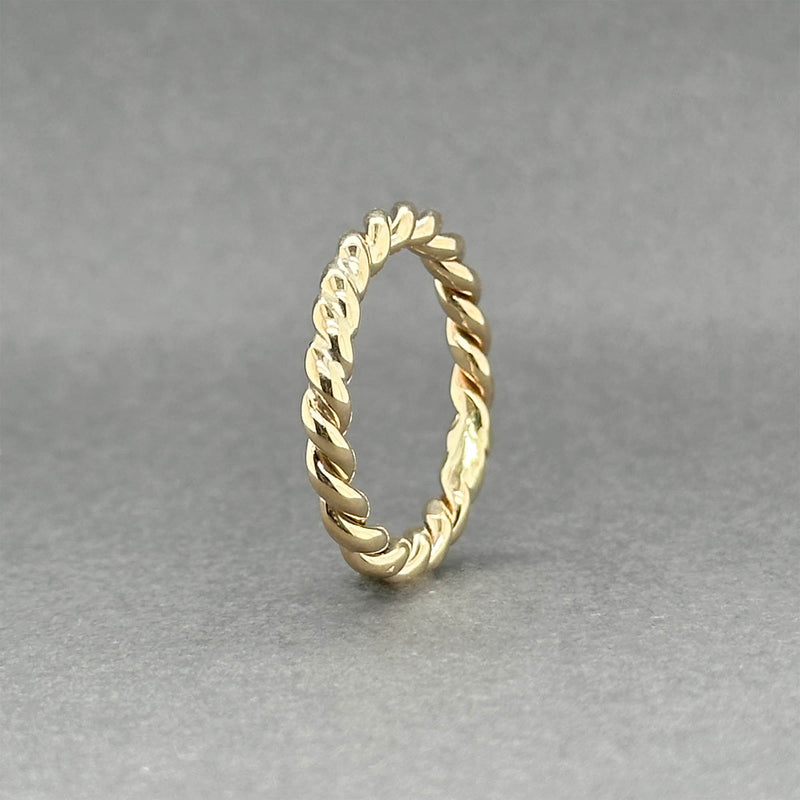 Estate 14K Y Gold 2.72mm Twisted Ring