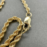 Estate 14K Y Gold 3.1mm 18” Rope Chain