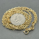 Estate 18K Y Gold 2.7mm 28” Cable Chain