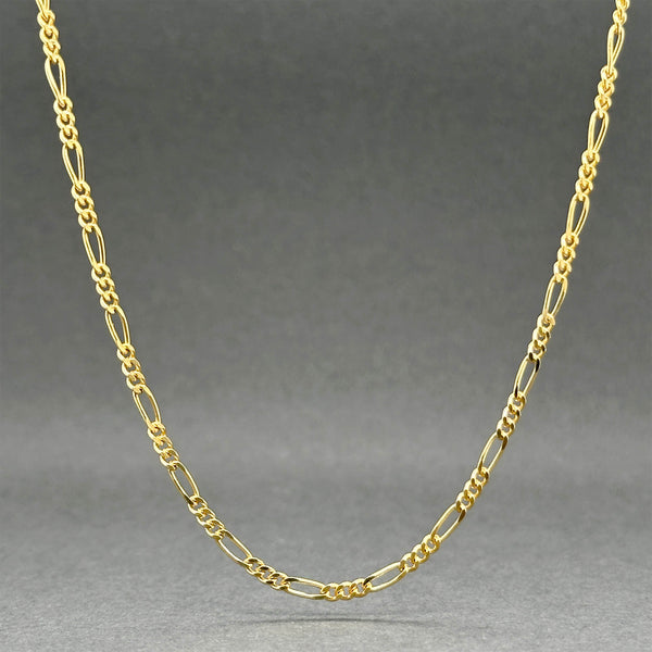 Estate 18K Y Gold 1.84mm 18” Figaro Chain
