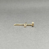 Estate 14K Y Gold 23.6mm Cross Pendant