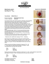 Estate 14K Y Gold 1.91ct Ruby & 0.88ctw Diamond Cocktail Ring