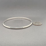 Estate SS Hand Wrought Bangle Bracelet