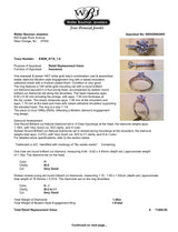 Estate 14K W Gold 1.45ctw H-I/SI2-I1 Diamond Eng. Ring