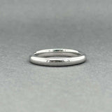 Estate 18K W Gold 2.64mm Wedding Ring