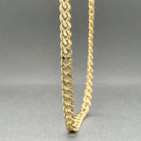 Estate 14K Y Gold 5.4mm 18.75” Curb Link Chain