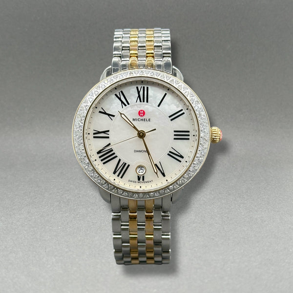Estate Michele Serein Diamond Women’s Quartz Watch Ref#MW21b01c5025