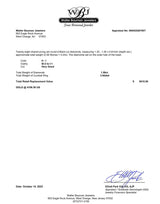 Estate Effy 14K W Gold 1.59ctw Diamond Cocktail Ring