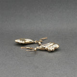 Estate 14K Y Gold Dangle Earrings