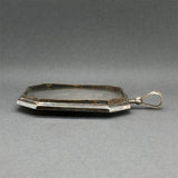 Estate Victorian 10K W Gold Filled Mourning Photo Pendant