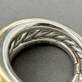 Estate David Yurman SS Brass & Bronze Pure Form Ring